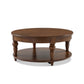 Bellevue - Round Coffee Table With Casters