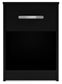 Finch - One Drawer Night Stand - Black