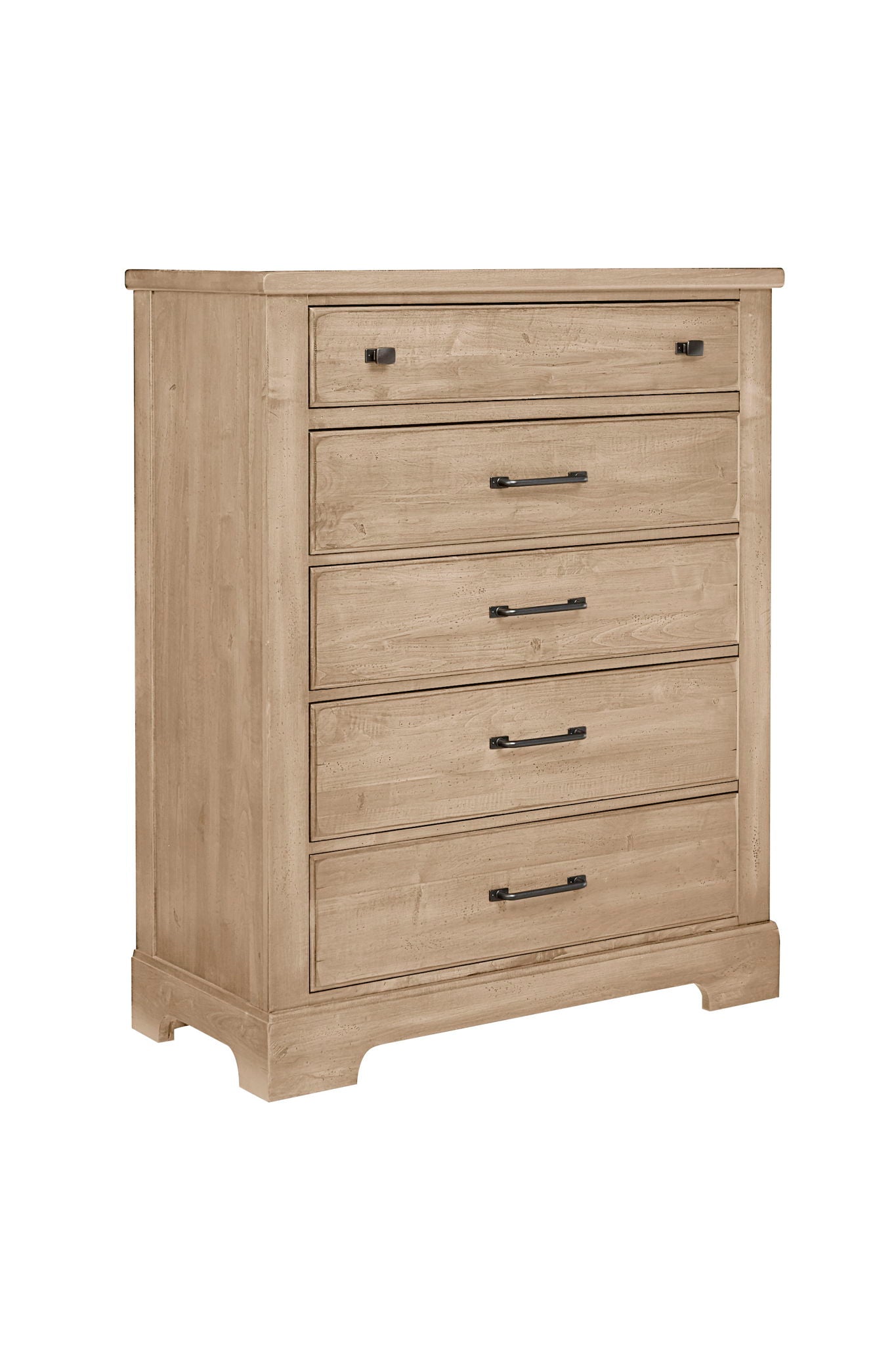 Cool Rustic - 5 Drawer Chest - Clear Maple