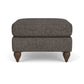 Moxy - Fabric Ottoman, Round Turned Legs