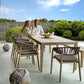 Kirkham - Wooden Outdoor Dining Table - Woodtone