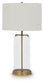 Gizeh - Glass Table Lamp - Clear / Gold Finish