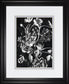 34x40 Enchanted Bloom I By Annie Warren - Black
