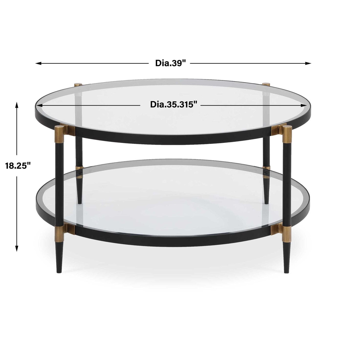Chadid - Round Glass Table