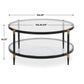 Chadid - Round Glass Table