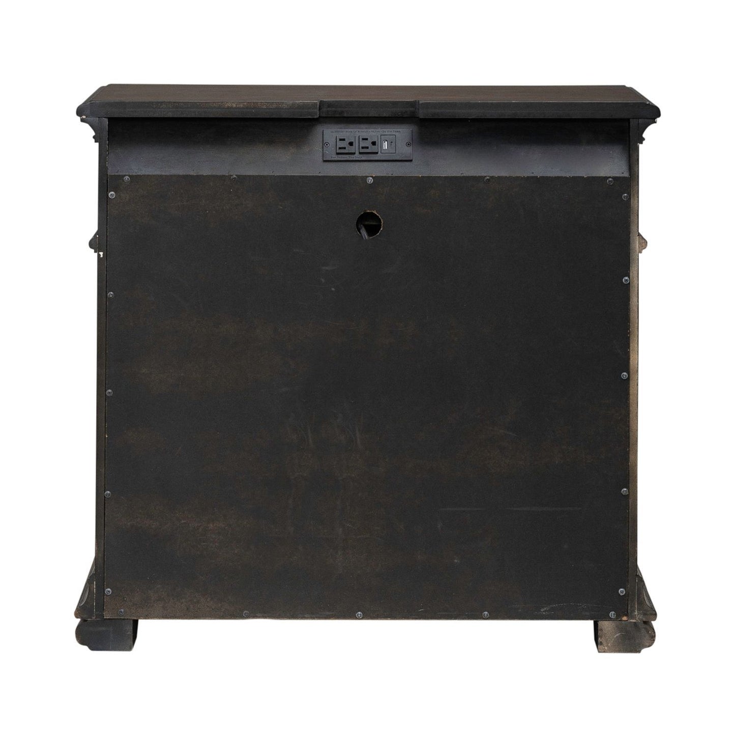 Provence Park - Nightstand With Charging Station - Brown