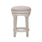 Farmhouse Reimagined - Console Swivel Stool - Antique White / Chestnut Tops
