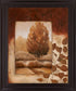 Copper Woodland View - 28" x 34" Framed Wall Art - Dark Brown