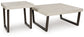 Westenfort - Occasional Table Set (Set of 2) - Espresso / Gray
