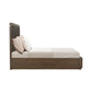 Athens - Queen Panel Bed - Dark Brown