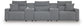 Modmax II - Reclining Sectional - Salt And Pepper