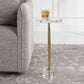 Groove - Crystal Drink Table - Gold