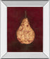 Gold Pear By Norman Wyatt, Jr. - Mirror Framed Print Wall Art - Red