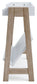 Blariden - Small Bookcase - White / Tan