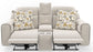 Micah - Power Headrest Power Deep Seat Reclining Console Loveseat - Oatmeal
