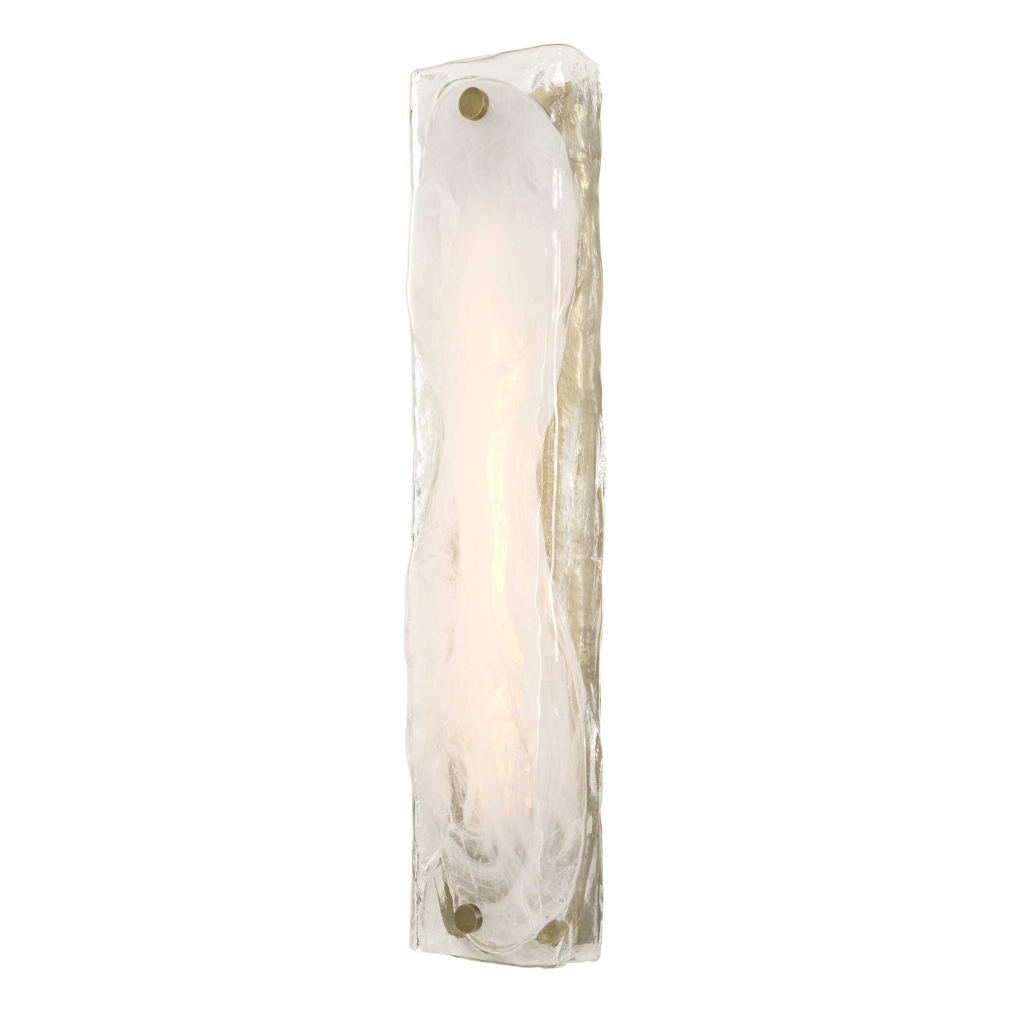 Taffy - 1 Light LED Swirl Glass Sconce - White