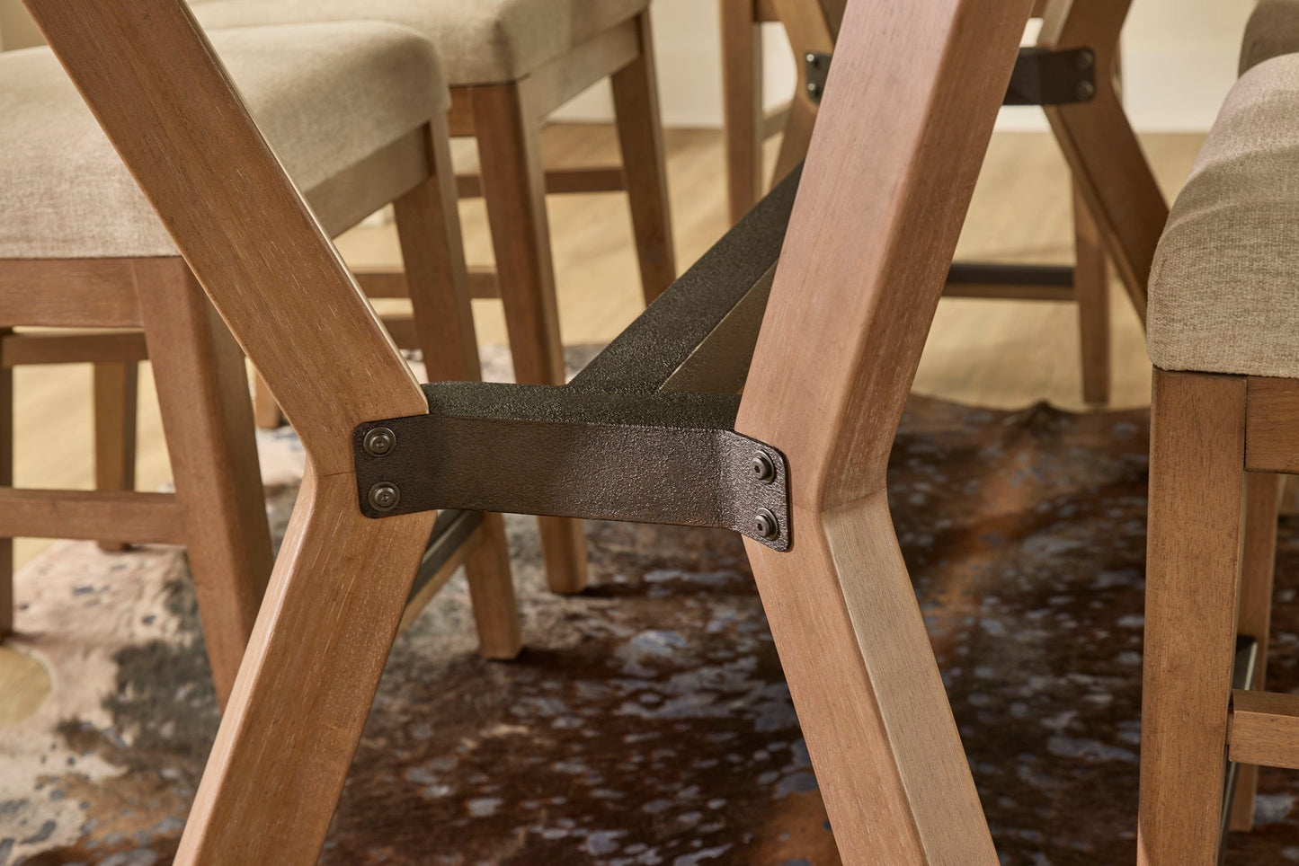 Millwork - Friendship Table - Light Brown