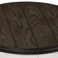 Allyson Park - Chair Side Table - Wirebrushed White / Charcoal
