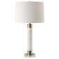 Plinth - White Marble Table Lamp