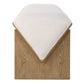 Wedged - Ivory Fabric Bench