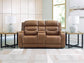 Knightington - Power Reclining Loveseat With Audio Seating