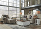 Kestrel - Queen Sofa Chaise Sleeper - Driftwood