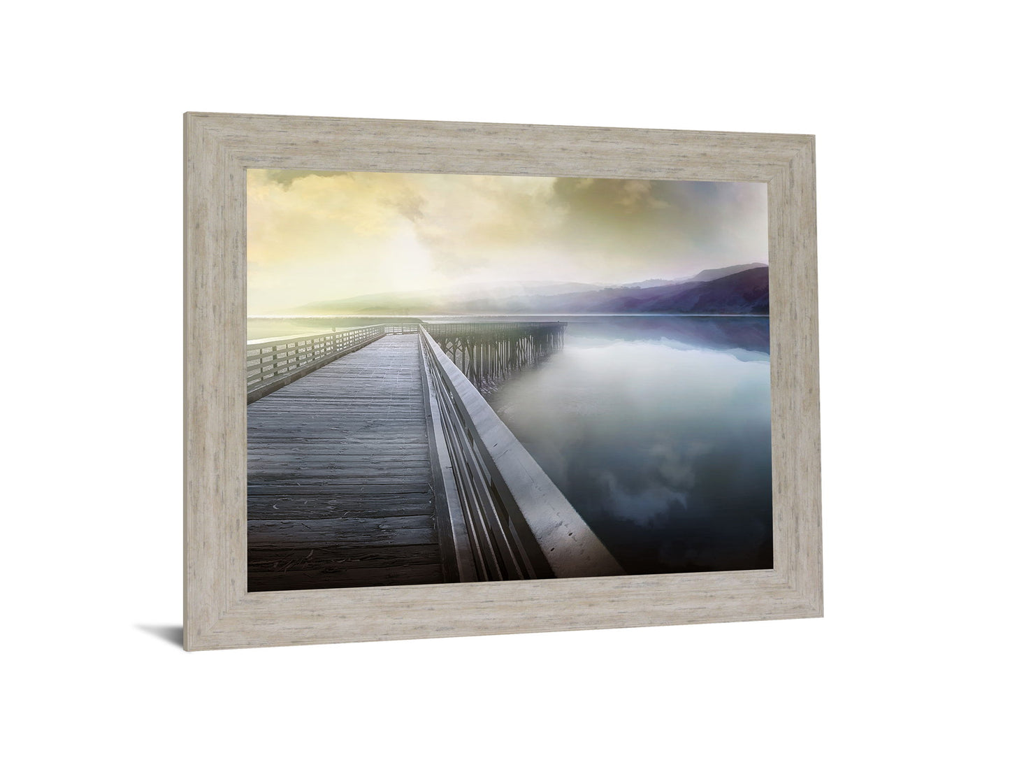 Serene Dawn Pathway - 28" x 34" Framed Wall Art