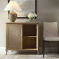 Coast - 2 Door Rattan Cabinet - Woodtone