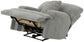 Renaldo - Power Recliner With Zero Gravity Recline - Stone