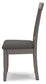 Shullden - 5 Pc. - Drop Leaf Table, 4 Side Chairs - Gray