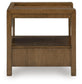 Marxmore - Square End Table - Brown