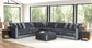 Remington - Modular Sofa And Cocktail Ottoman - Slate