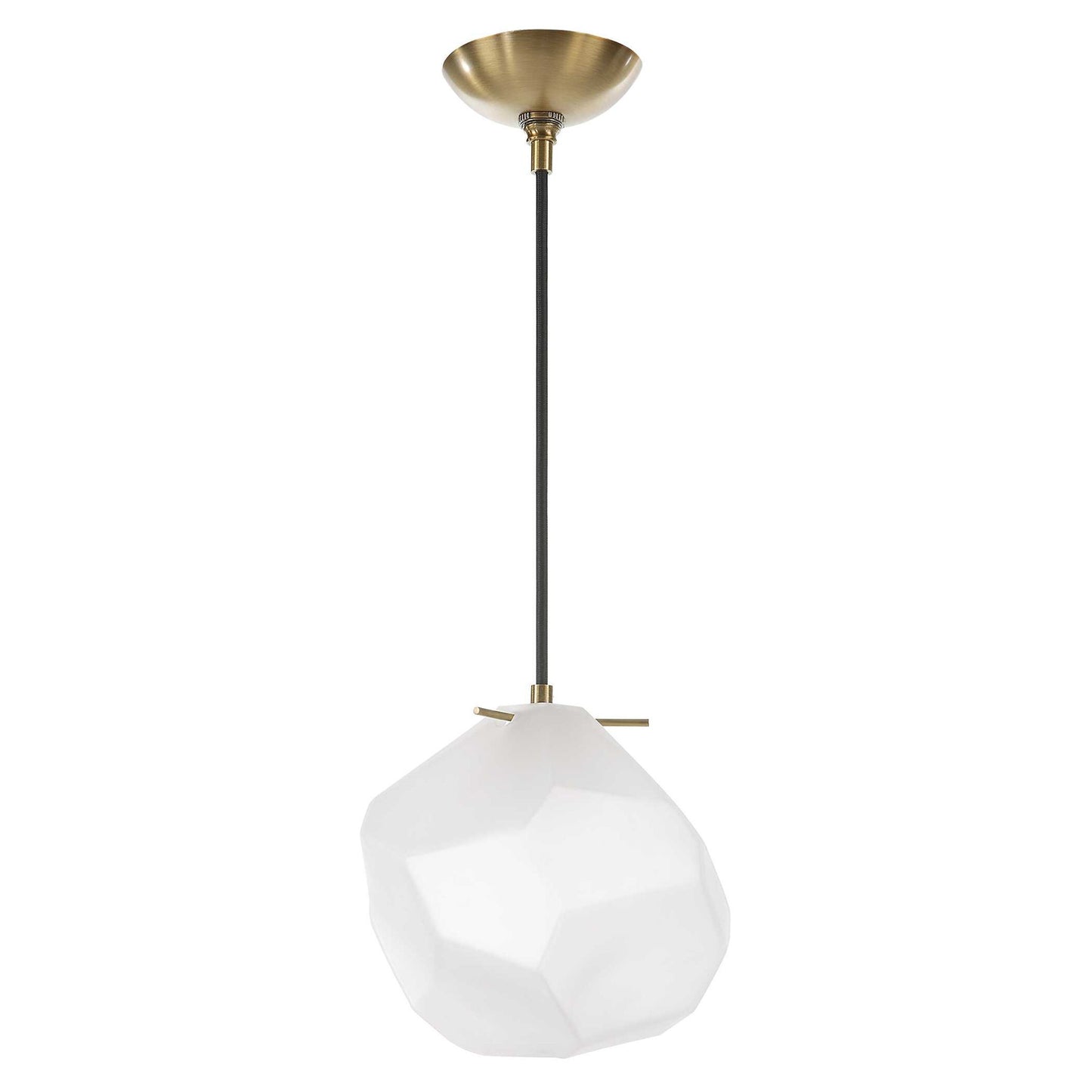 Geodesic - 1 Light Mini Pendant - White