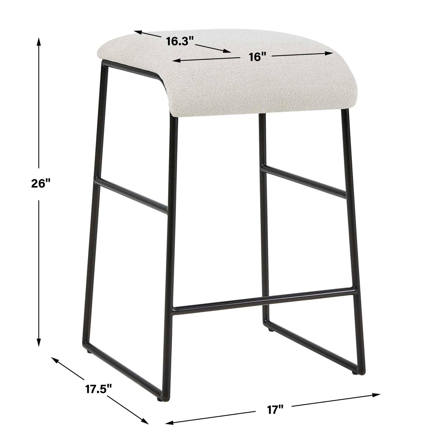Arcane - Counter Stool - Ecru