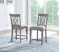 Plymouth - Counter Chair (Set of 2) - Gray