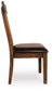 Ralene - Dining UPH Side Chair (Set of 2) - Medium Brown