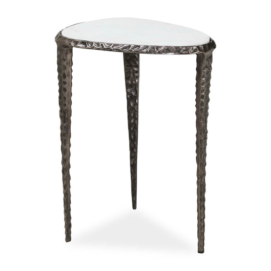 Arnold - Marble Accent Table - Bronze,White