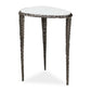 Arnold - Marble Accent Table - Bronze,White