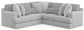 Logan - Upholstered Sectional With Comfort Coil Seating And Accent Pillows Included