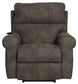 Tranquility - Power Headrest Power Lay Flat Reclining With CR3 Heat / Massage / Lumbar - Pewter