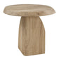 Tiernan - Reclaimed Oak Round Side Table - Woodtone