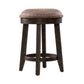 Paradise Valley - Upholstered Console Stool - Saddle Brown
