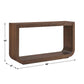 Flores - Modern Console Table - Woodtone