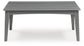 Cove Beach - Rectangular Cocktail Table - Gray