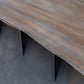 Vessel - Industrial Console Table - Dark Brown & Dark Gray