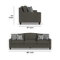 Lottie - Fabric Sofa