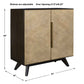 Reina - Modern 2 Door Cabinet - Woodtone