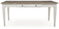 Skempton - RECT DRM Table w/Storage - White