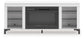 Brollevi - TV Stand With Fireplace - White