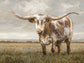Out Standing In His Field By Amber Sterling (Framed) - Light Brown